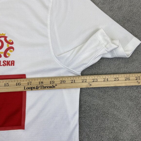 POLAND 2012 2013 HOME FOOTBALL SHIRT‎ SOCCER JERSEY NIKE 450508-105 sz L MEN - Picture 11 of 13
